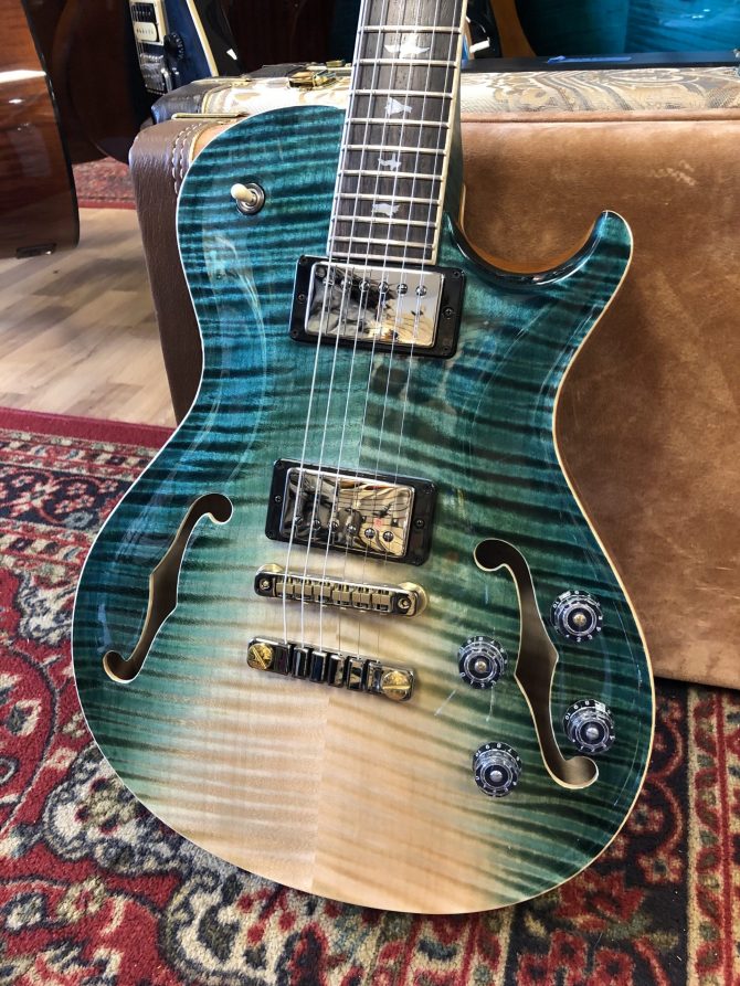 Paul Reed Smith Private Stock #8183 Singlecut Hollowbody II McCarty 594 Chessie Fade