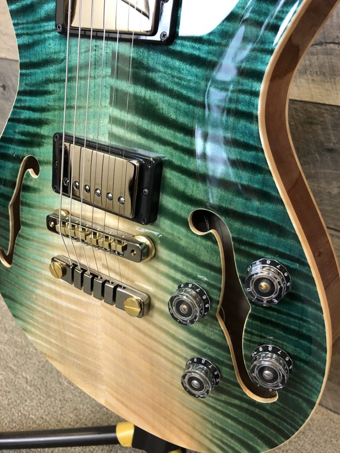 Paul Reed Smith Private Stock #8183 Singlecut Hollowbody II McCarty 594 Chessie Fade