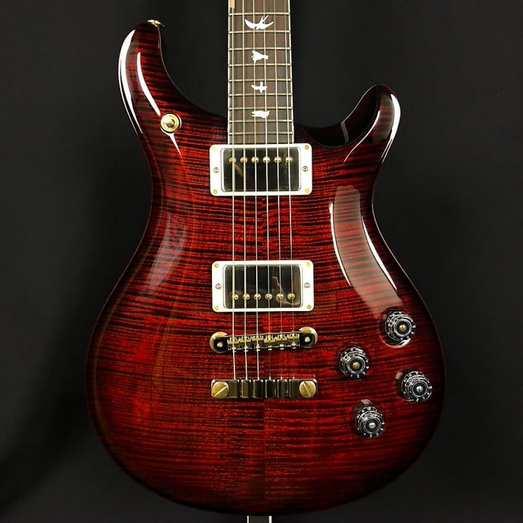 PRS 2017 McCarty with Pattern Neck 10 Top Electric Guitar Blood Orange