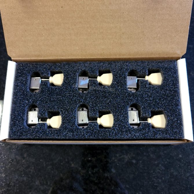 PRS Paul Reed Smith Vintage Style Phase III Locking Tuners Set of 6 Nickel