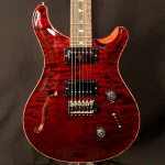 PRS Paul Reed Smith Wood Library Custom 24 Semi-Hollow Quilt 10-Top Red Tiger #319