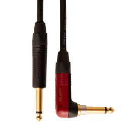PRS Signature Series Instrument Cable 18 ft w/ Right Angled Silent Switch