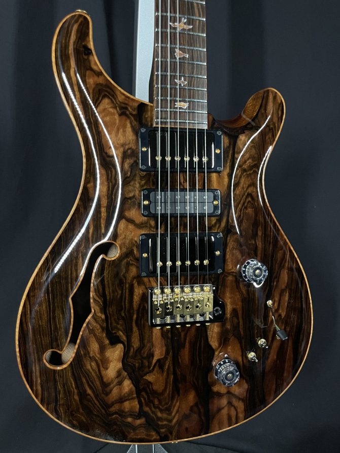 PRS Private Stock #9715 Special Semi-hollow w/ Macassar Ebony Top