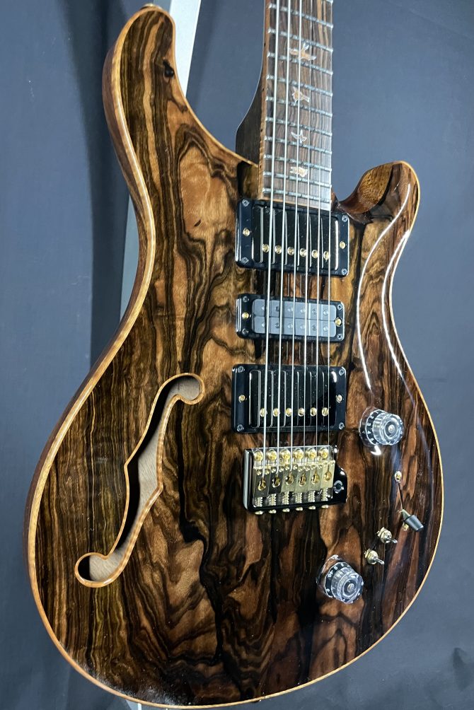 PRS Private Stock #9715 Special Semi-hollow w/ Macassar Ebony Top
