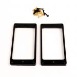 PRS Humbucker Pickup Rings (2), Slant, Black