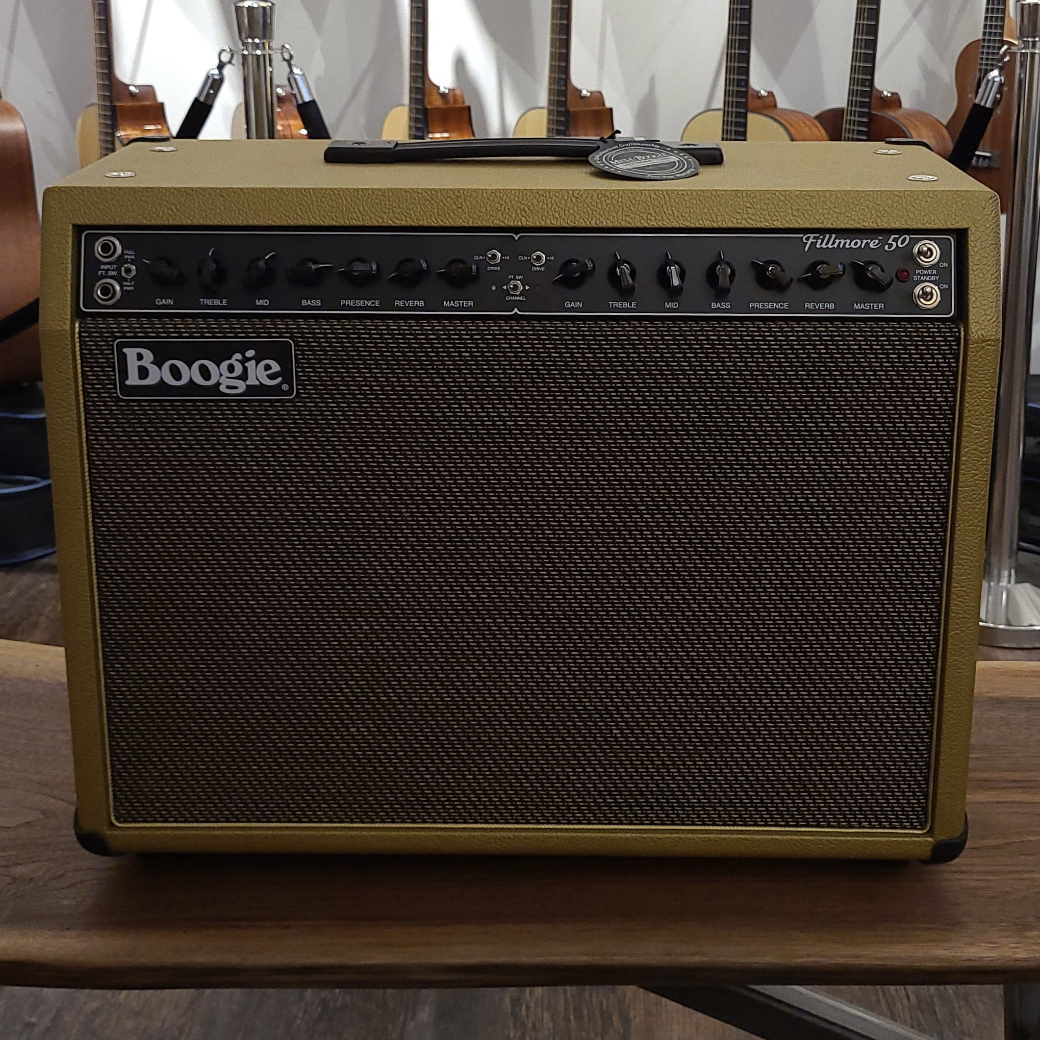 Mesa Boogie Fillmore 50 All Tube 1×12 Combo Gold Bronco Tolex and Cream  Black Jute Grille - Bay Tunes Guitars