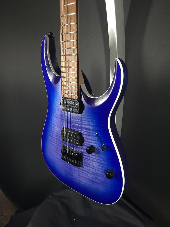 Ibanez RGA42FM-BLF Blue Lagoon Burst Flat Electric Guitar #409