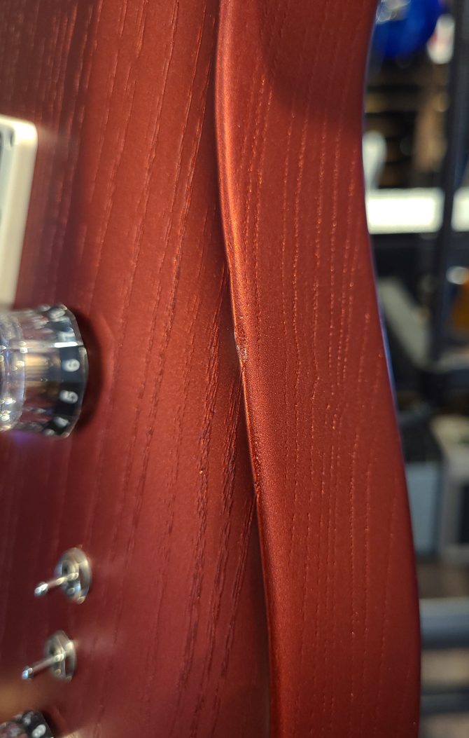 PRS CE 24-08 Swamp Ash Satin Red Apple Metallic #977