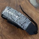 Martin Denim Strap: Scroll-and-Leaf Pattern