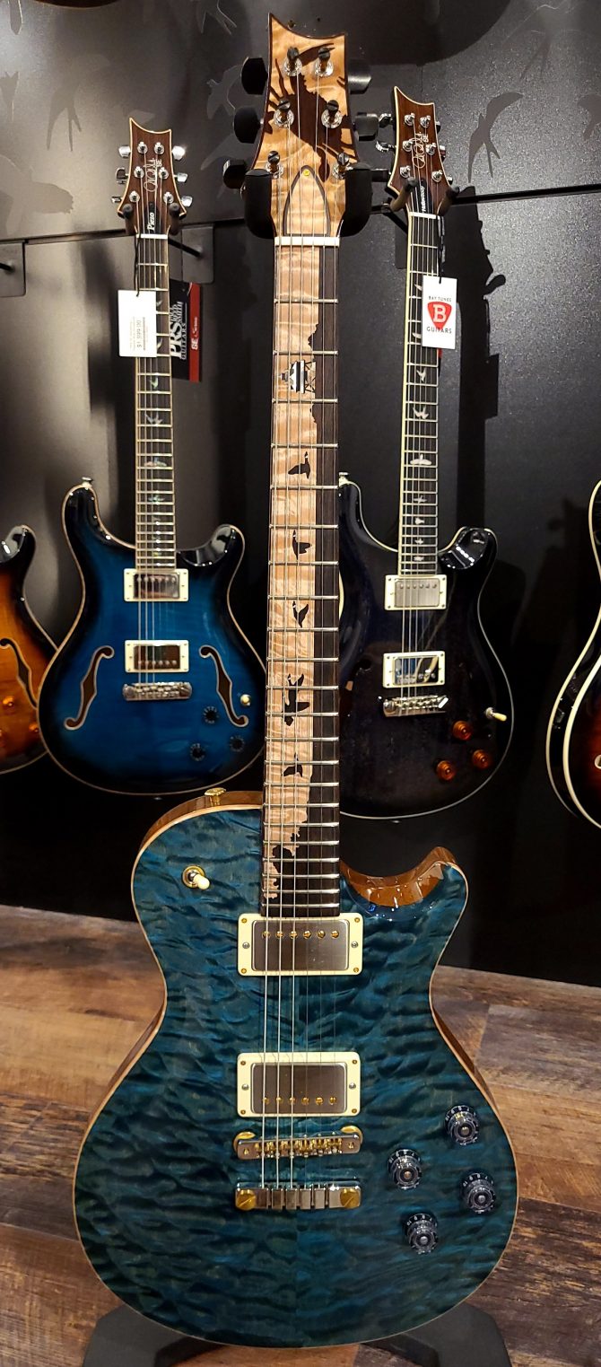 PRS Paul Reed Smith Private Stock #9600 Singlecut McCarty 594 Semi-Hollow Blue Crab Blue Lighthouse Exclusive