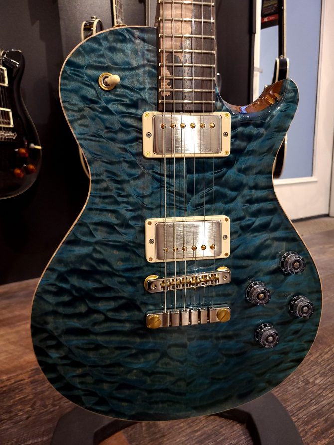 PRS Paul Reed Smith Private Stock #9600 Singlecut McCarty 594 Semi-Hollow Blue Crab Blue Lighthouse Exclusive