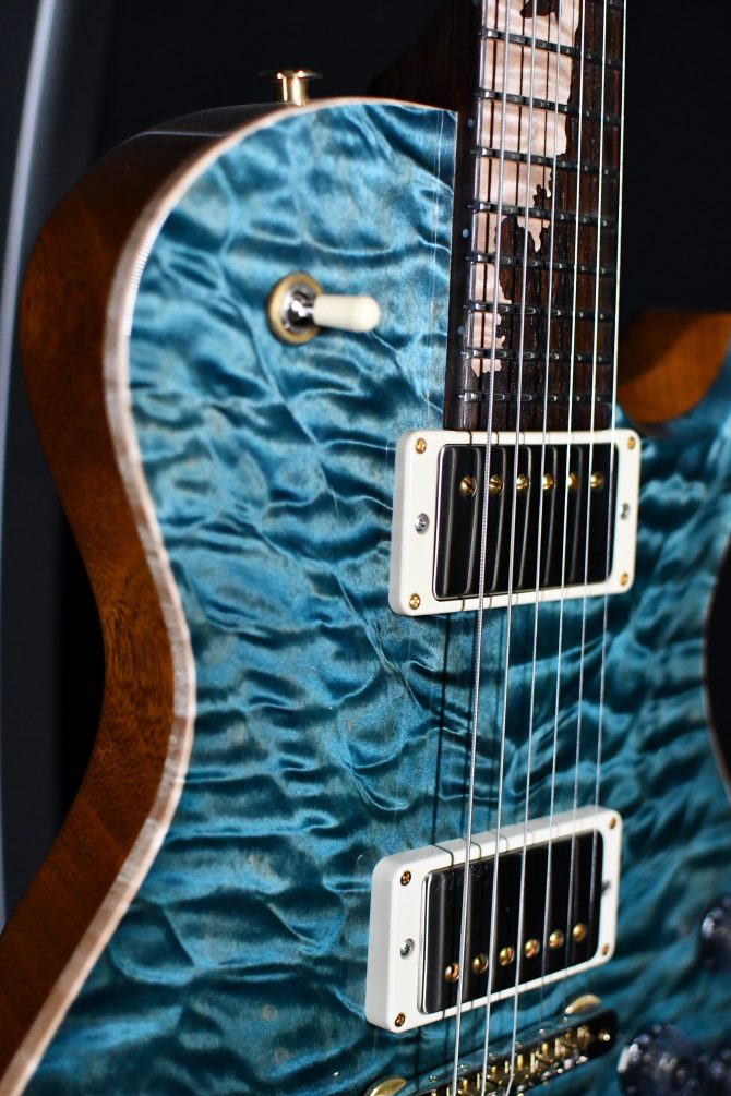 PRS Paul Reed Smith Private Stock #9600 Singlecut McCarty 594 Semi-Hollow Blue Crab Blue Lighthouse Exclusive