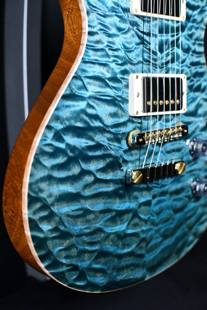PRS Paul Reed Smith Private Stock #9600 Singlecut McCarty 594 Semi-Hollow Blue Crab Blue Lighthouse Exclusive