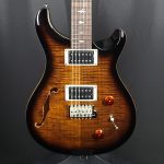 PRS SE Custom 22 Semi-Hollow Black Gold Sunburst #597