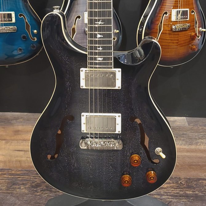 PRS SE Hollowbody Standard Piezo Dog Hair Smokeburst #160