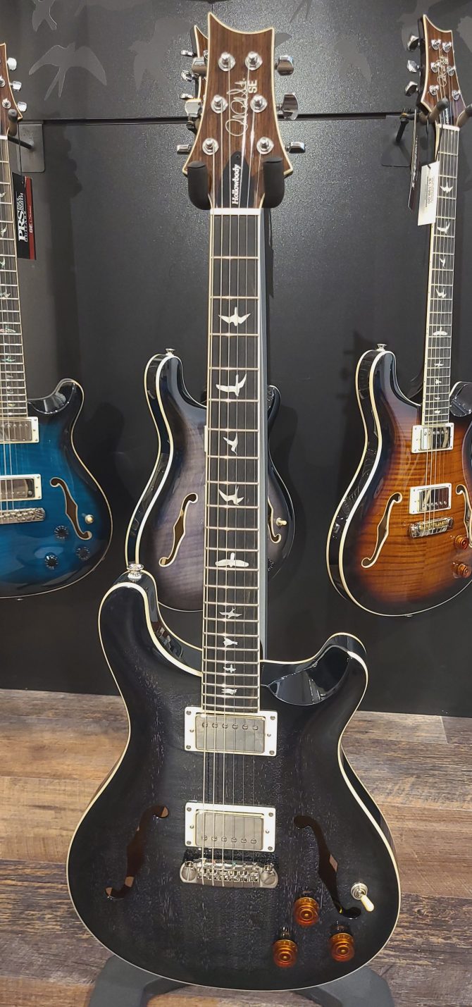 PRS SE Hollowbody Standard Piezo Dog Hair Smokeburst #160