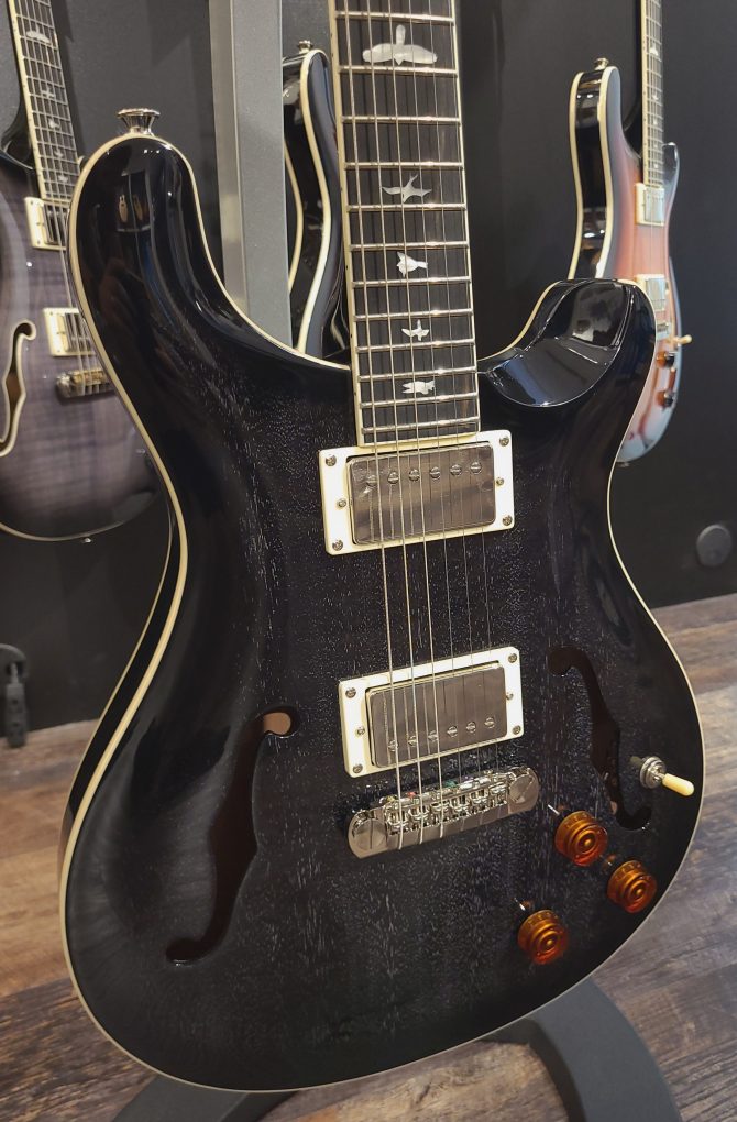 PRS SE Hollowbody Standard Piezo Dog Hair Smokeburst #160