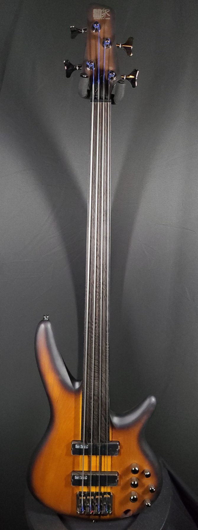Ibanez Bass Workshop SRF700-BBF Brown Burst Flat Fretless 4-String Bass Guitar #539