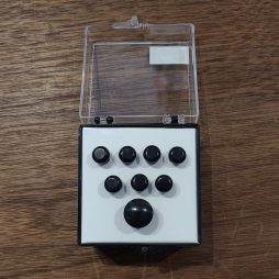Martin Plain Bridge & Endpins - Ebony Plain