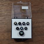 Martin Pearl Inlaid Bridge & Endpins (Ebony)