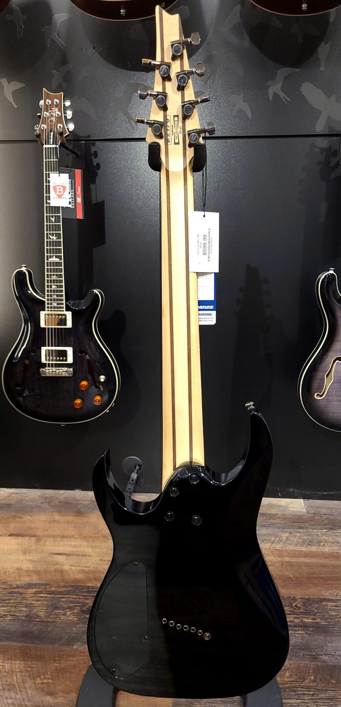 Ibanez RGMS7-BK Black Multi-Scale 7-String Guitar #139