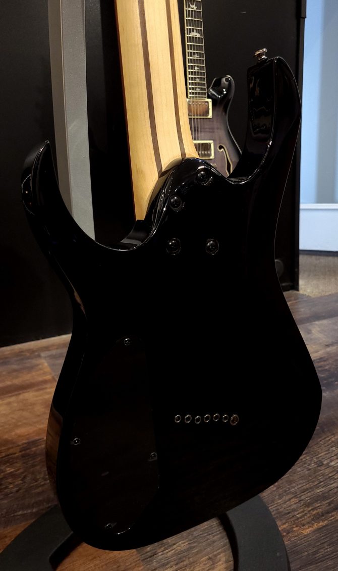 Ibanez RGMS7-BK Black Multi-Scale 7-String Guitar #139