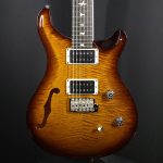 2023 PRS CE 24 Semi-Hollow Black Amber #080