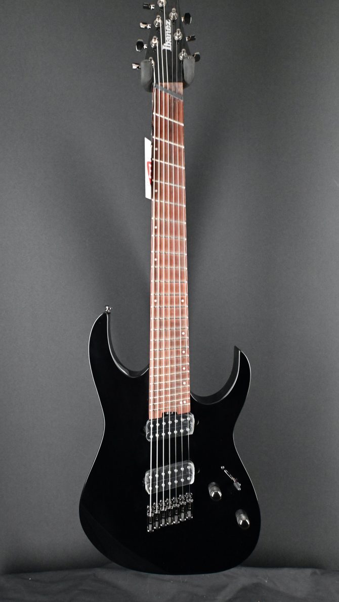 Ibanez RGMS7-BK Black Multi-Scale 7-String Guitar #139
