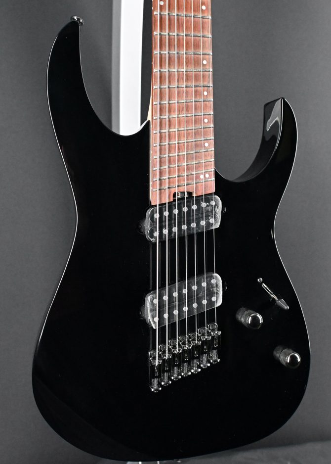 Ibanez RGMS7-BK Black Multi-Scale 7-String Guitar #139
