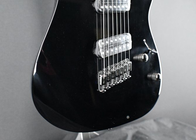 Ibanez RGMS7-BK Black Multi-Scale 7-String Guitar #139