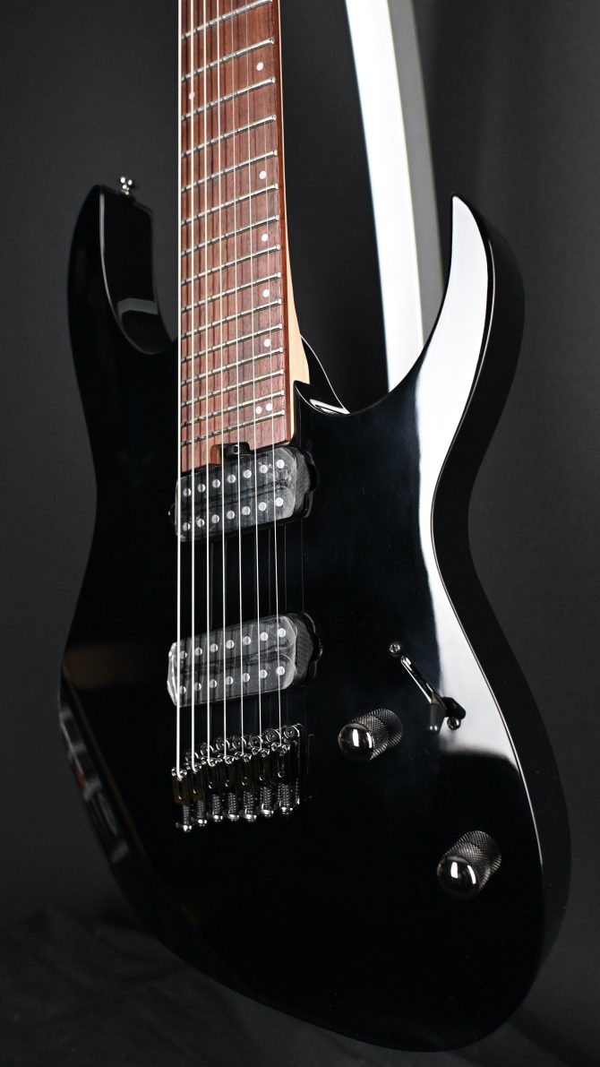 Ibanez RGMS7-BK Black Multi-Scale 7-String Guitar #139