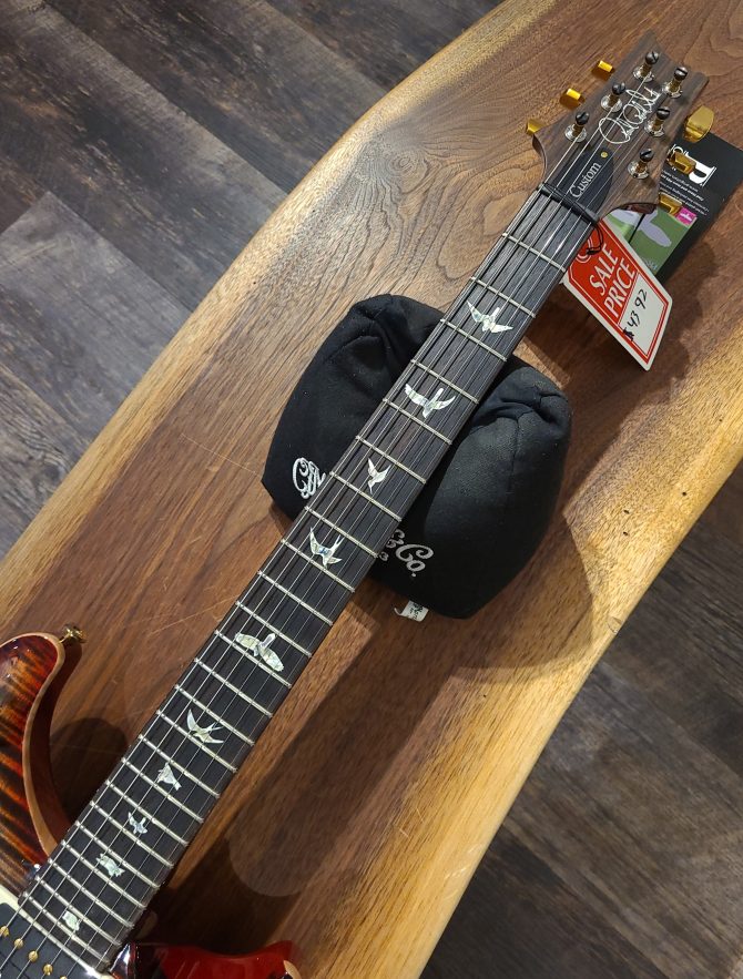 PRS Custom 24 10-Top Charcoal Cherry Burst #471