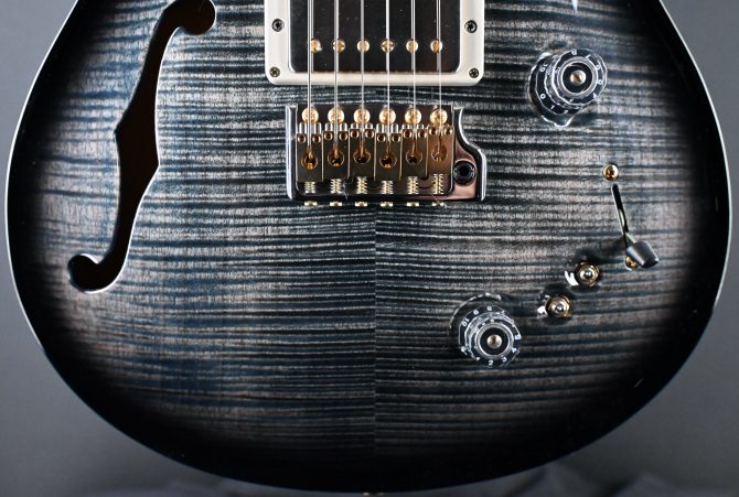 PRS Special Semi-Hollow Faded Whale Blue Smokewrap 10-Top #501