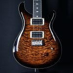 PRS SE Custom 24 Quilt Top Black Gold Sunburst #988