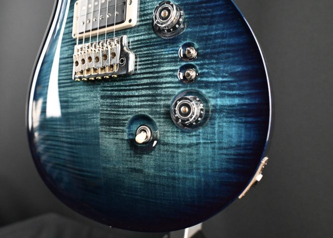 PRS Custom 24-08 Cobalt Blue w/ Blue Wrap #851 - Bay Tunes