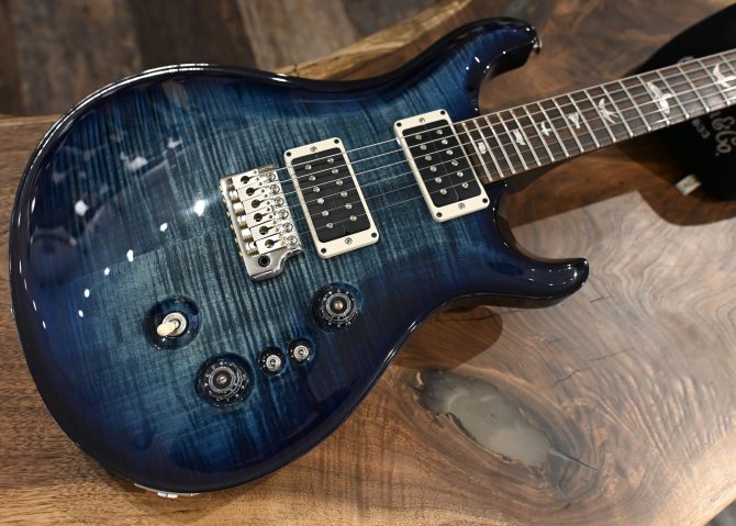 PRS Custom 24-08 Cobalt Blue w/ Blue Wrap #851 - Bay Tunes