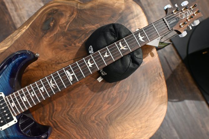 PRS Custom 24-08 Cobalt Blue w/ Blue Wrap #851 - Bay Tunes