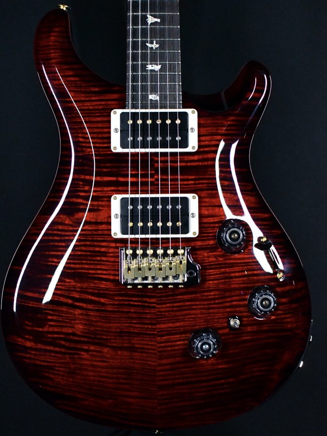 PRS Custom 24 Piezo 10-Top Fire Red Wrap #630