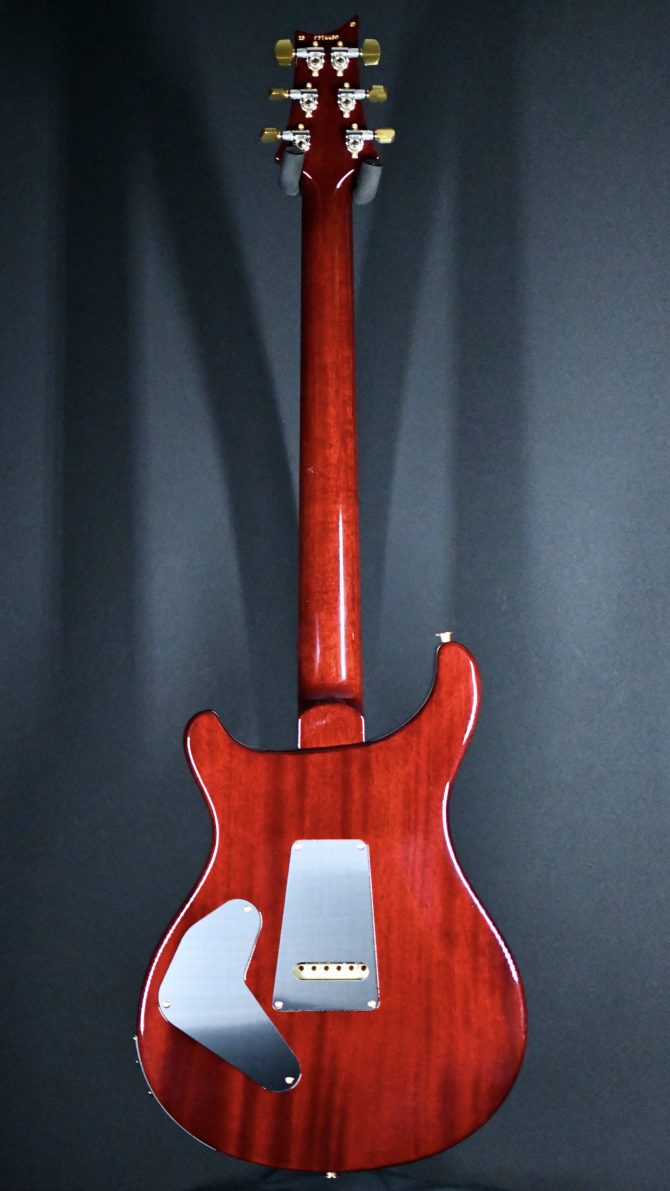 PRS Custom 24 Piezo 10-Top Fire Red Wrap #630