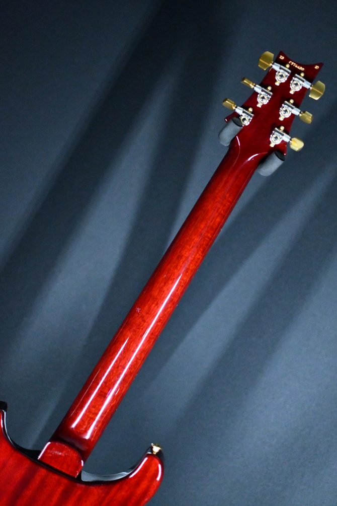 PRS Custom 24 Piezo 10-Top Fire Red Wrap #630