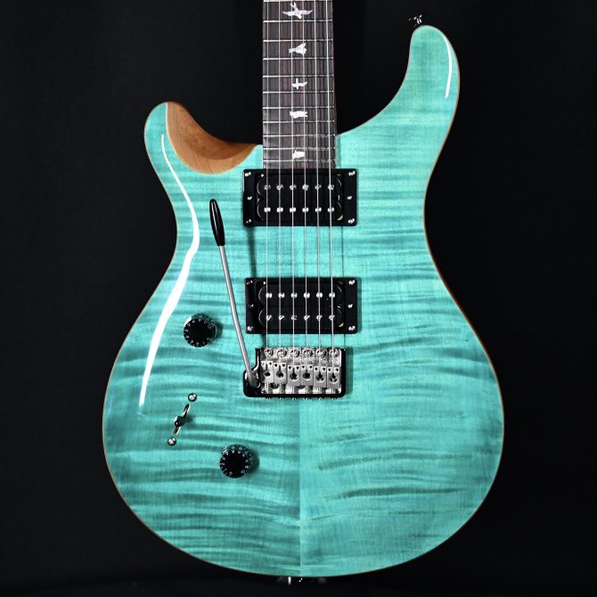 PRS SE Custom 24 "Lefty" Electric Guitar Turquoise #731