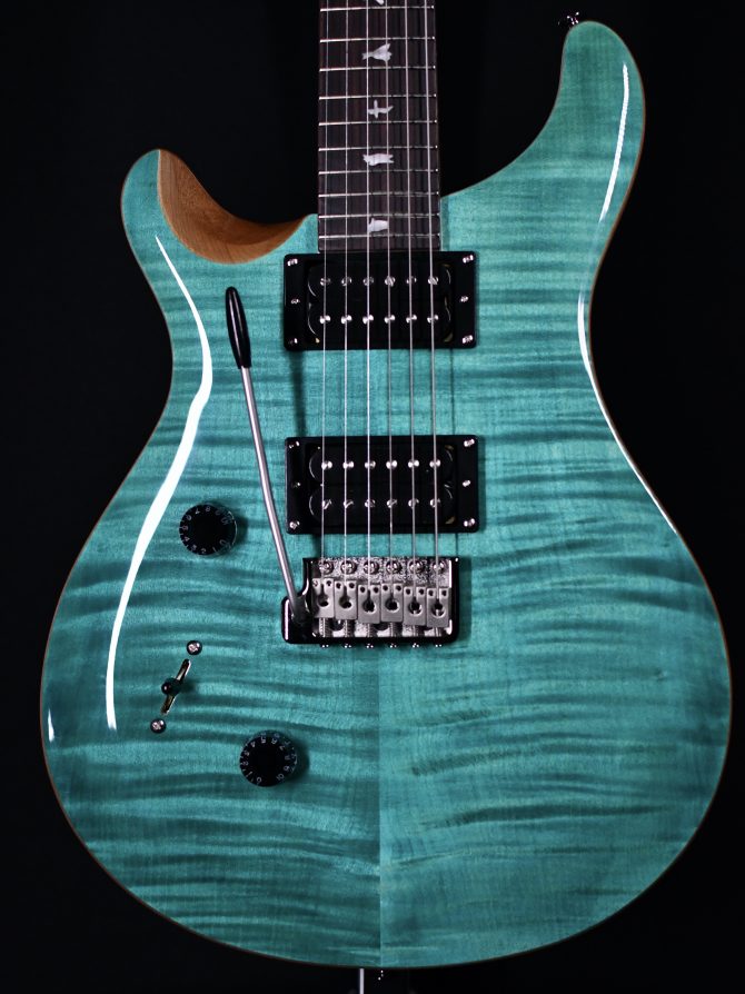 PRS SE Custom 24 "Lefty" Electric Guitar Turquoise #731
