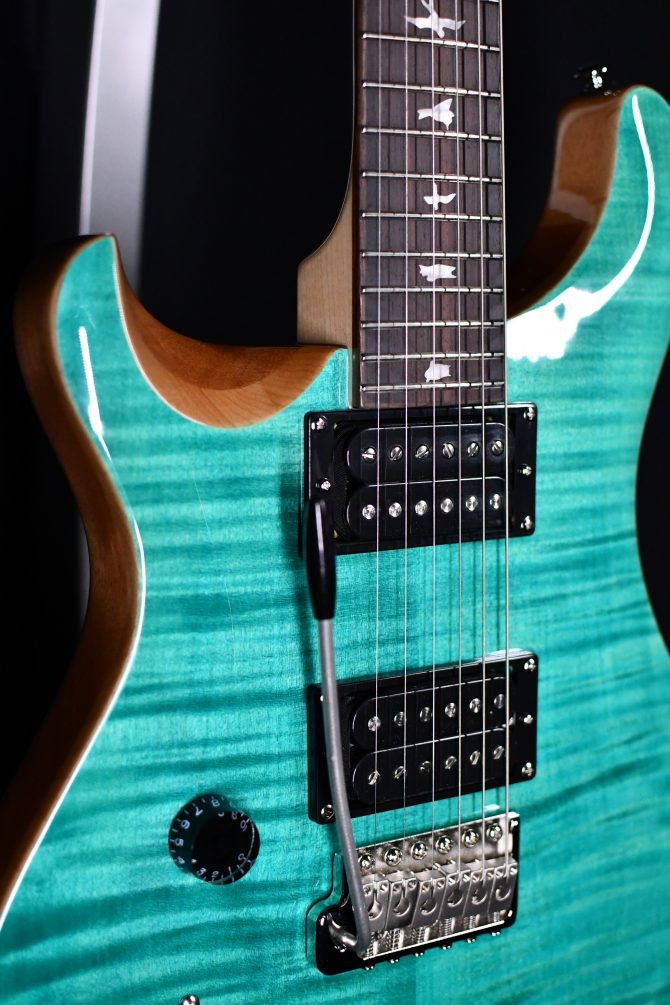 PRS SE Custom 24 "Lefty" Electric Guitar Turquoise #731