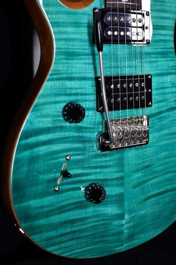 PRS SE Custom 24 "Lefty" Electric Guitar Turquoise #731