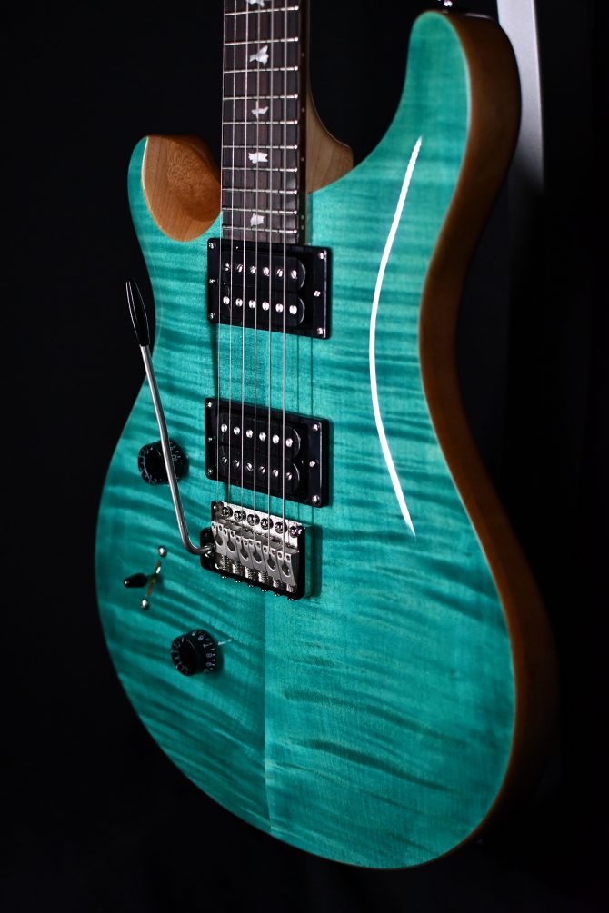 PRS SE Custom 24 "Lefty" Electric Guitar Turquoise #731