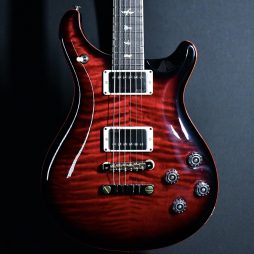 PRS McCarty 594 Fire Red with Black Burst and Red Binding #953