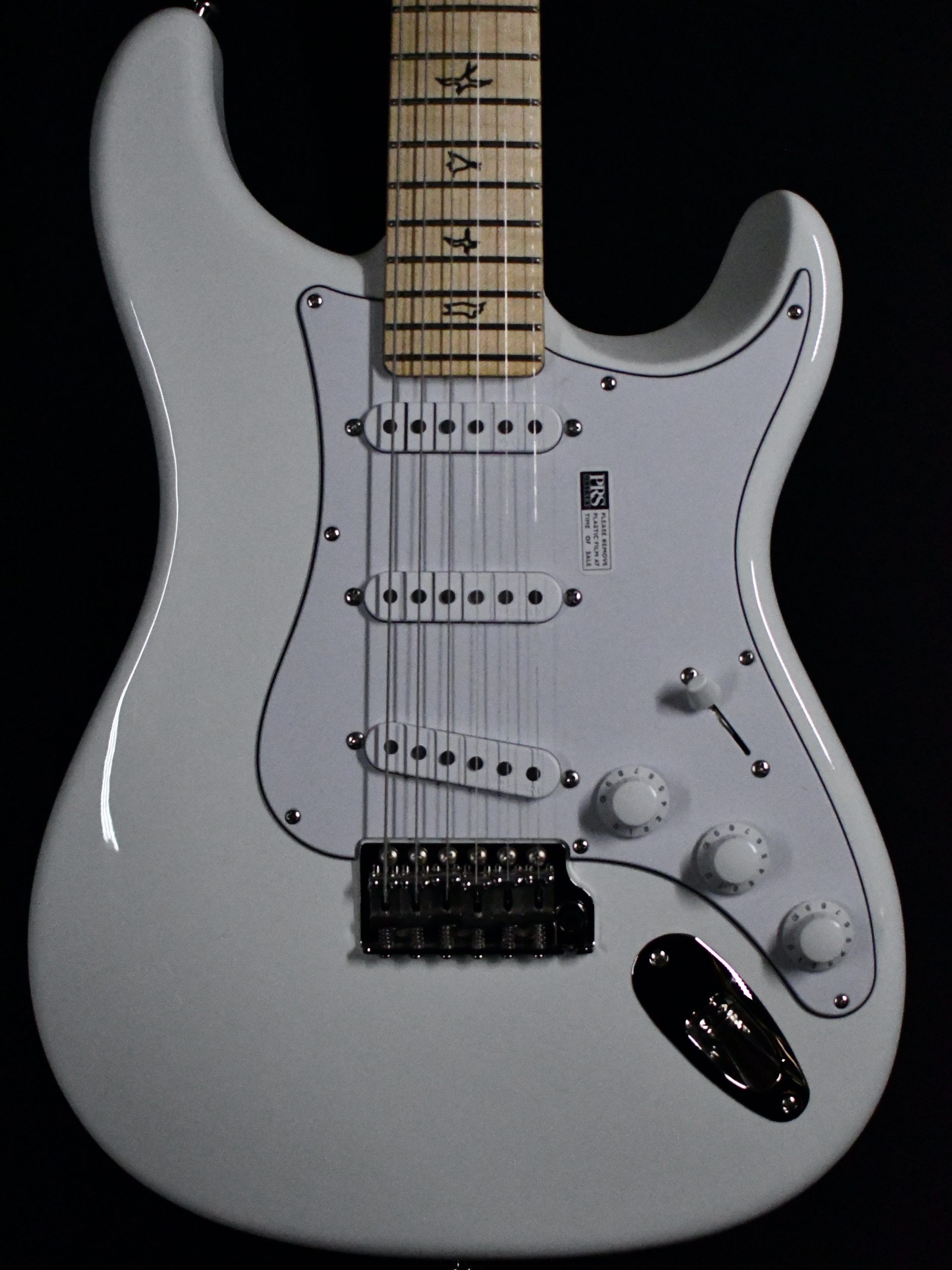 PRS Silver Sky Frost White w Maple Fingerboard 491 Bay Tunes Guitars