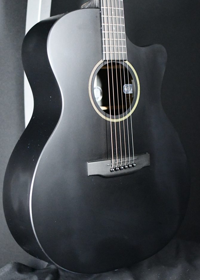 Martin GPC-X1E Auditorium Acoustic Guitar Black #019