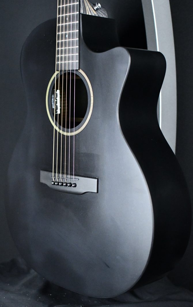 Martin GPC-X1E Auditorium Acoustic Guitar Black #019