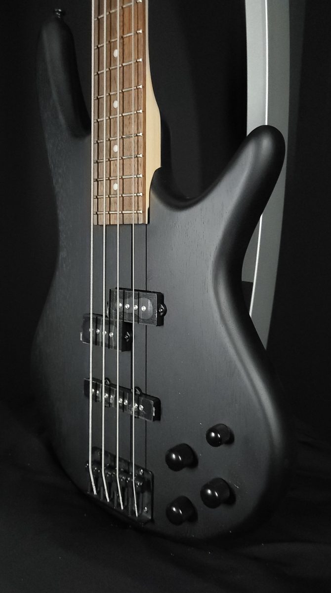 Ibanez GSR200B-WK Weathered Black Electric Bass Guitar #435
